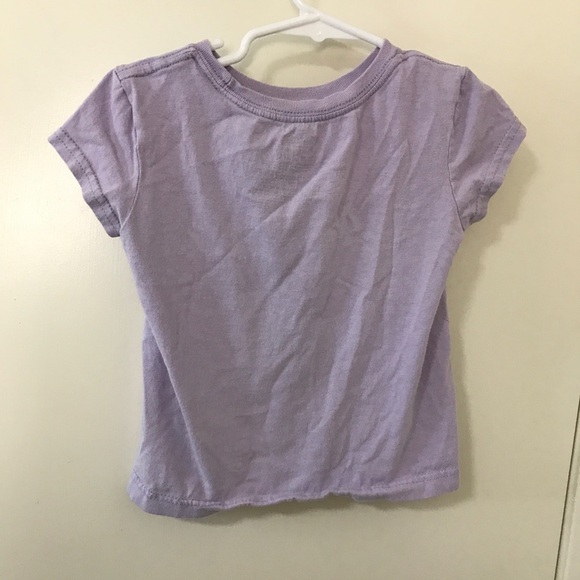 3/$15 Disney little mermaid ariel flounder kids short sleeve shirt size 4 - Picture 2 of 4